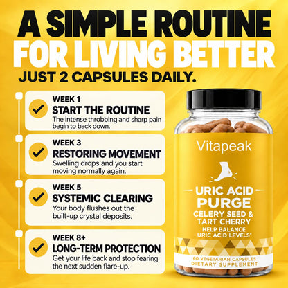 Vitapeak Uric Acid Cleanse Capsules
